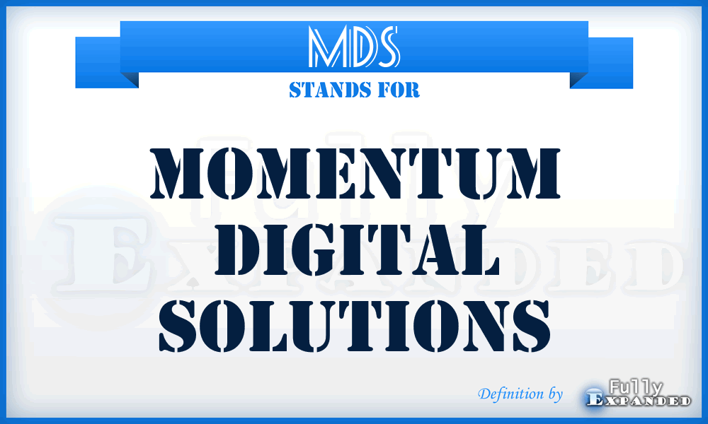 MDS - Momentum Digital Solutions