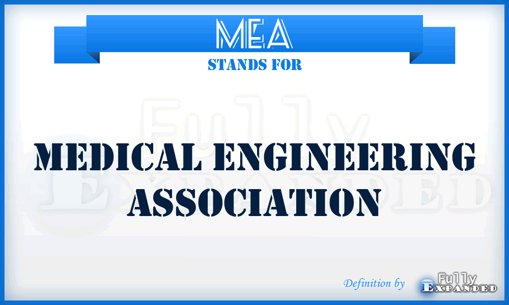 MEA - Medical Engineering Association