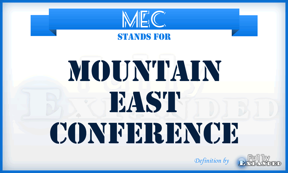 MEC - Mountain East Conference