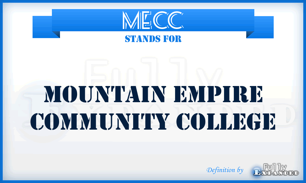 MECC - Mountain Empire Community College