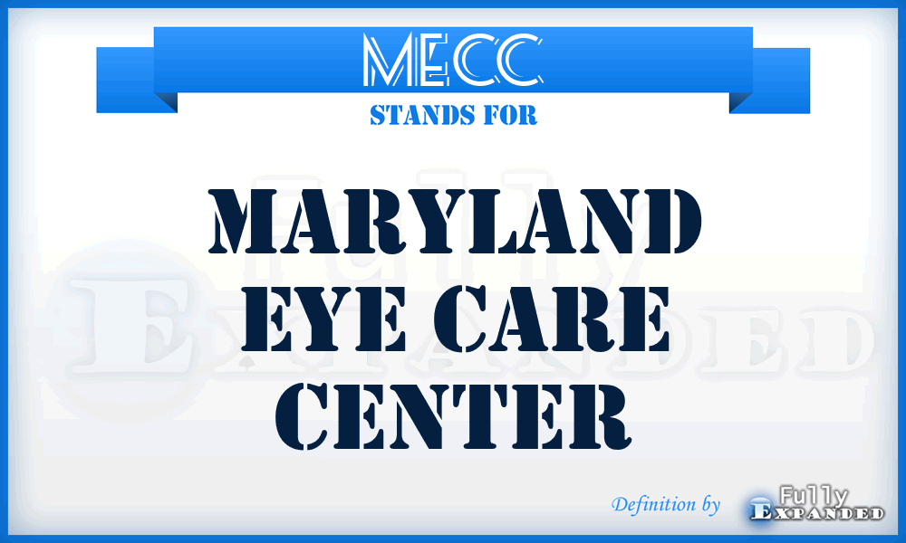 MECC - Maryland Eye Care Center