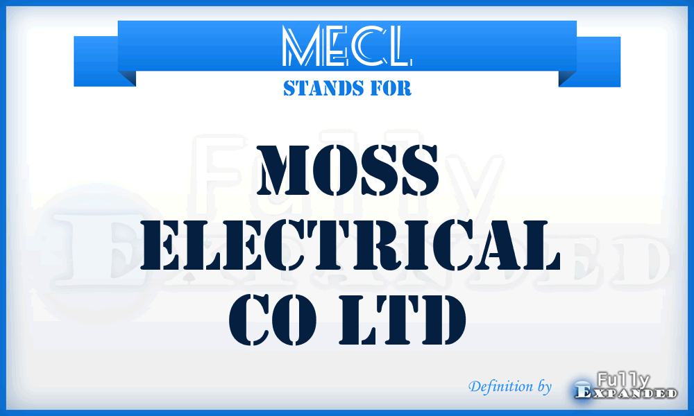 MECL - Moss Electrical Co Ltd