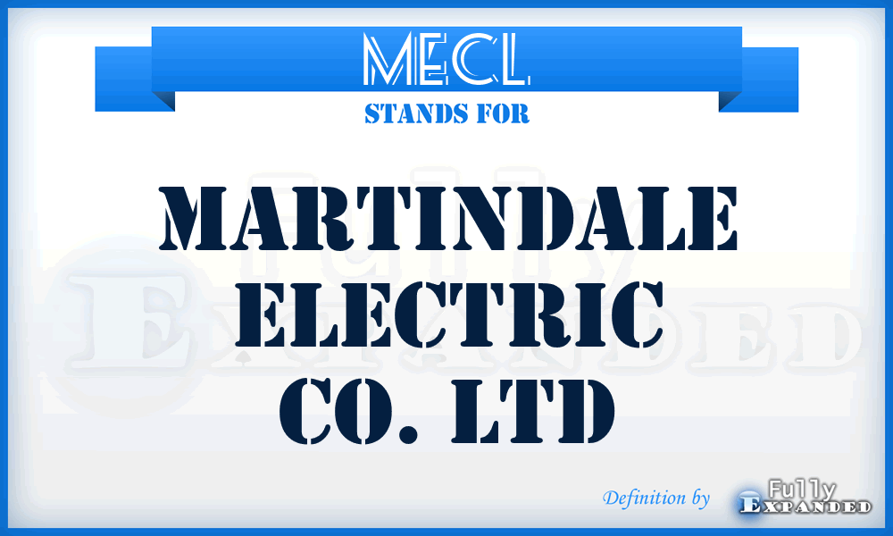 MECL - Martindale Electric Co. Ltd