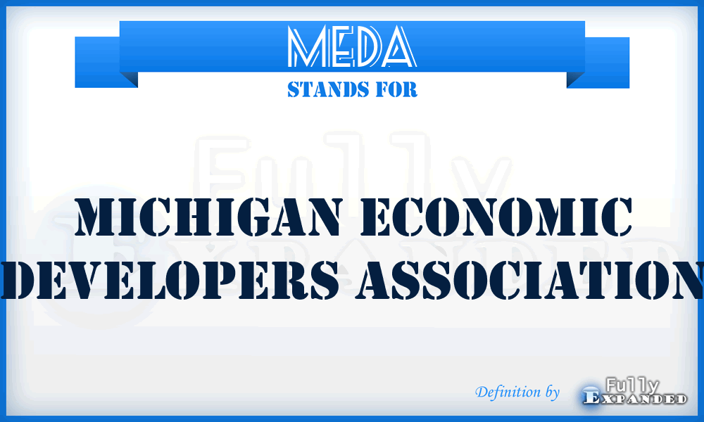 MEDA - Michigan Economic Developers Association