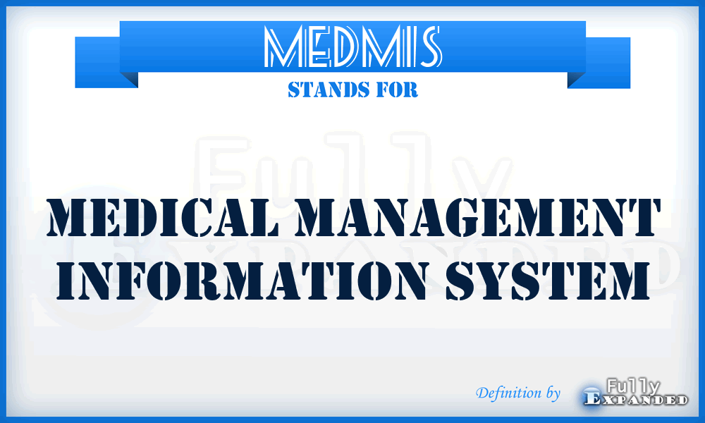 MEDMIS - Medical Management Information System