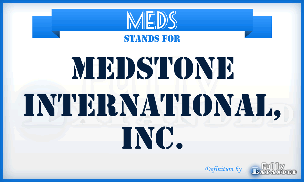 MEDS - Medstone International, Inc.