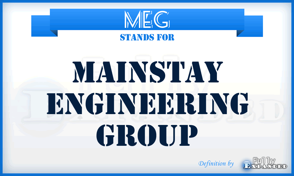 MEG - Mainstay Engineering Group