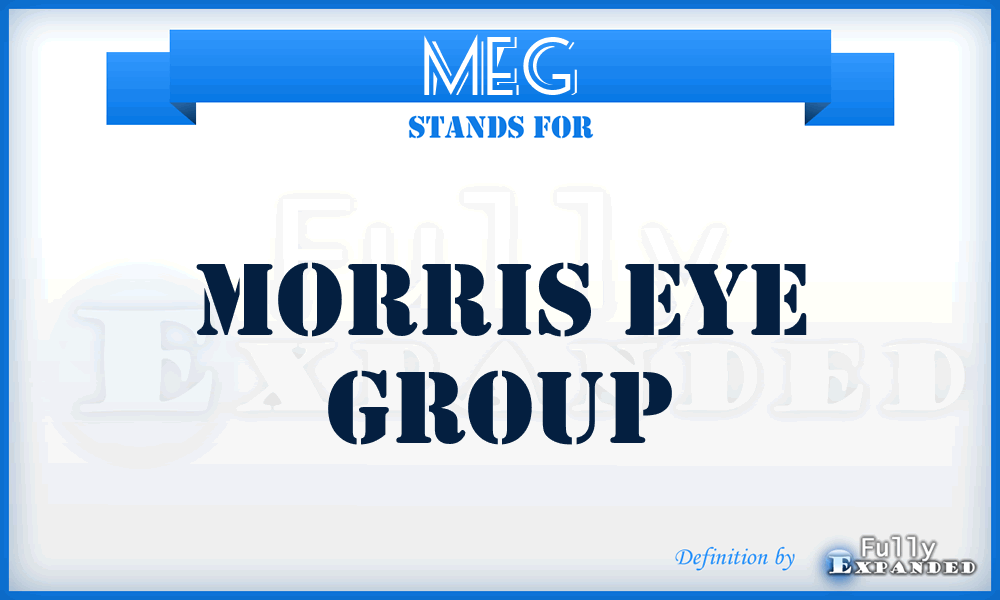 MEG - Morris Eye Group