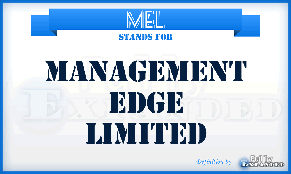 MEL - Management Edge Limited