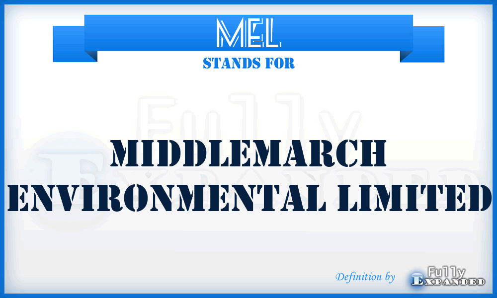 MEL - Middlemarch Environmental Limited
