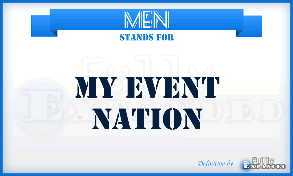 MEN - My Event Nation