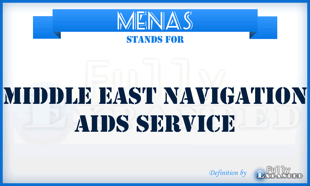 MENAS - Middle East Navigation Aids Service