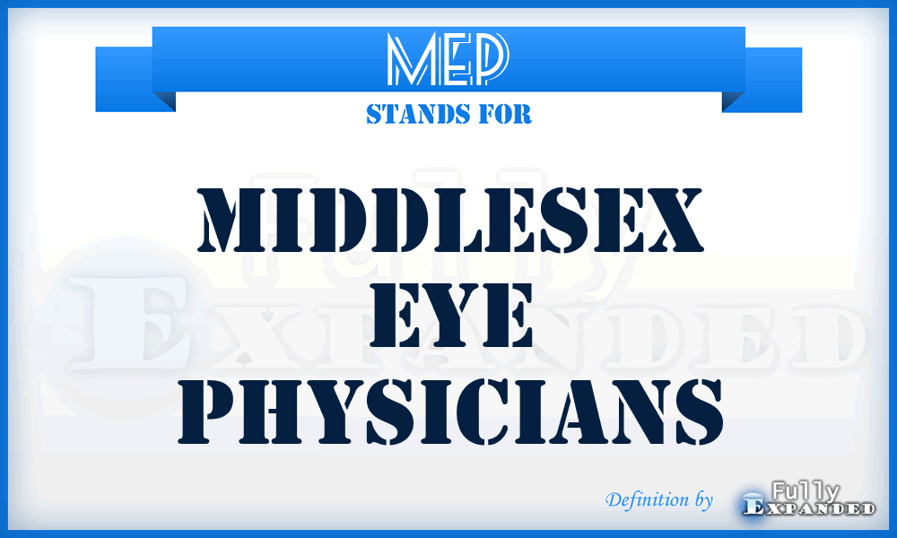 MEP - Middlesex Eye Physicians