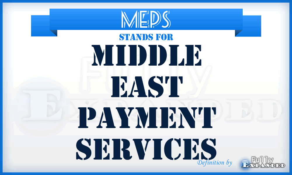 MEPS - Middle East Payment Services