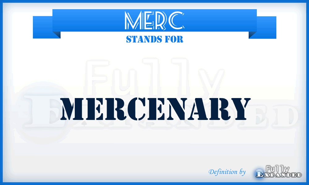 MERC - Mercenary