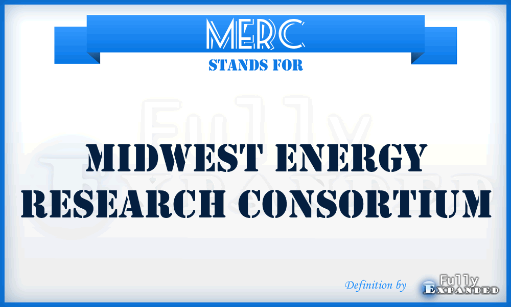 MERC - Midwest Energy Research Consortium