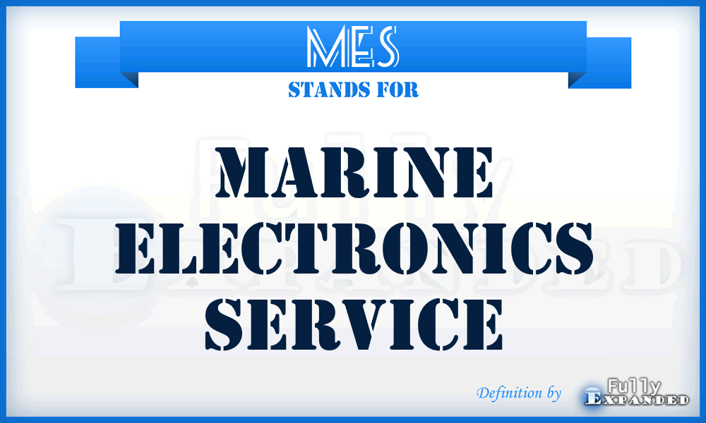 MES - Marine Electronics Service
