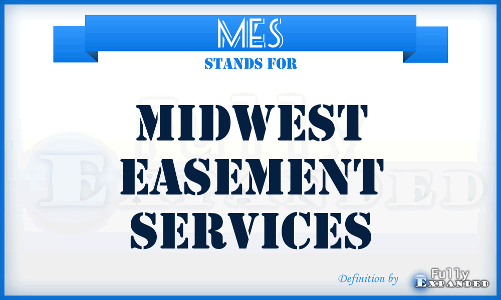 MES - Midwest Easement Services