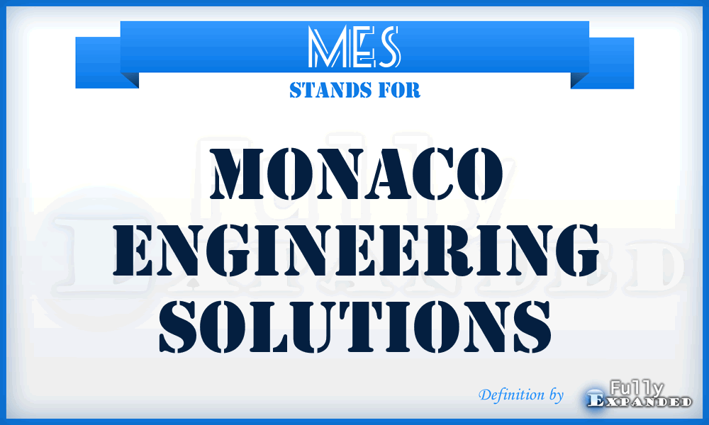 MES - Monaco Engineering Solutions