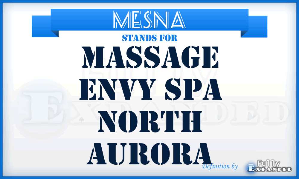 MESNA - Massage Envy Spa North Aurora
