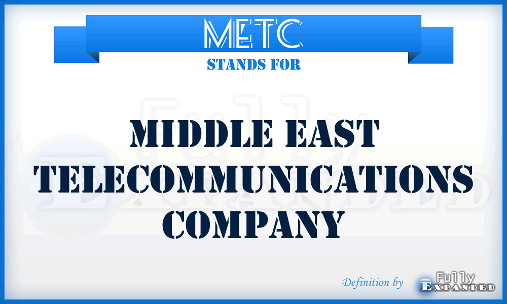 METC - Middle East Telecommunications Company
