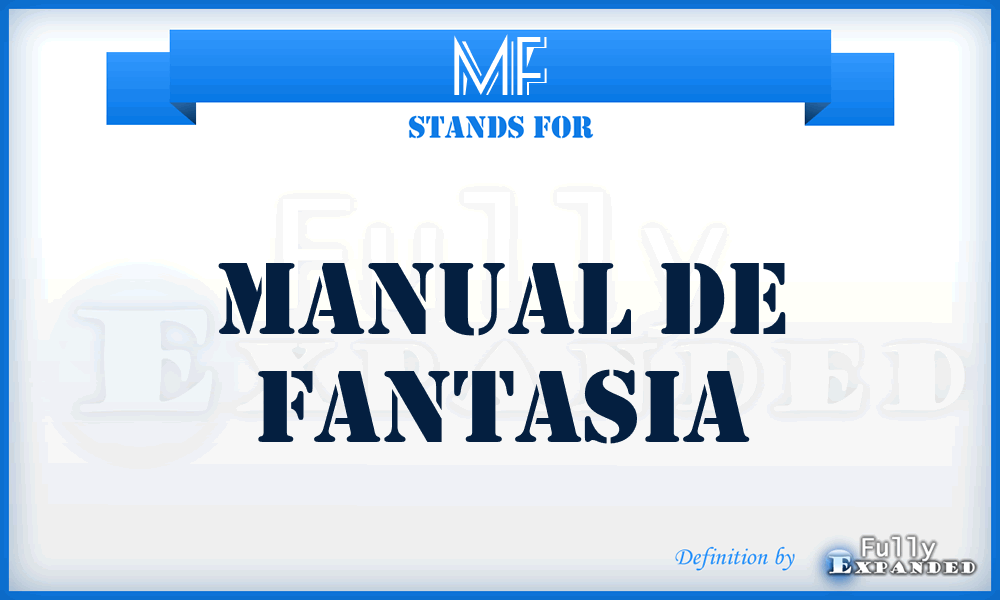 MF - Manual de Fantasia