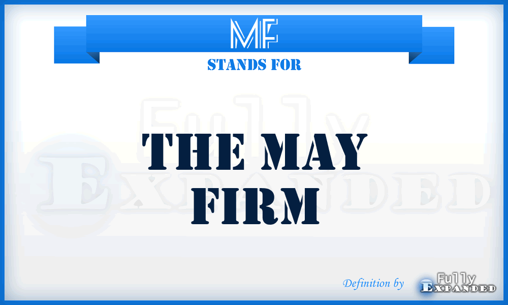 MF - The May Firm