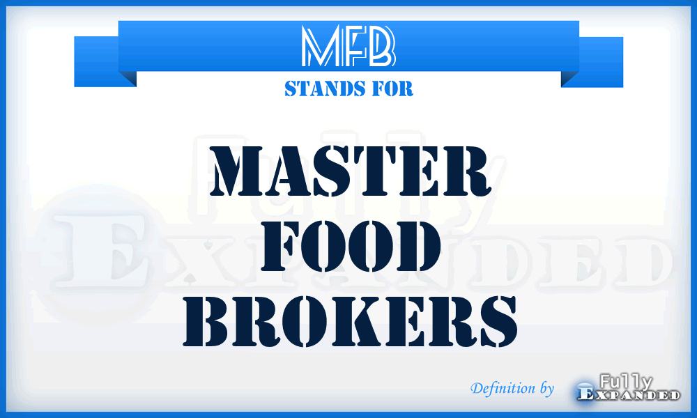 MFB - Master Food Brokers