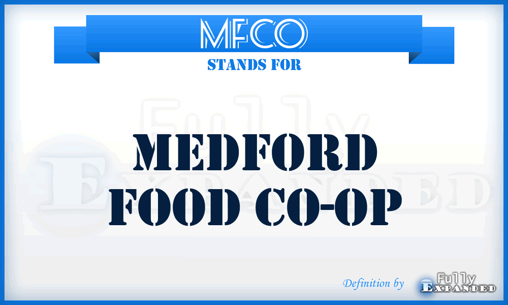 MFCO - Medford Food Co-Op