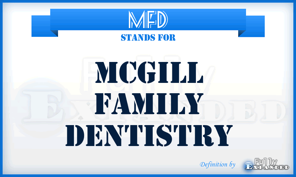 MFD - Mcgill Family Dentistry