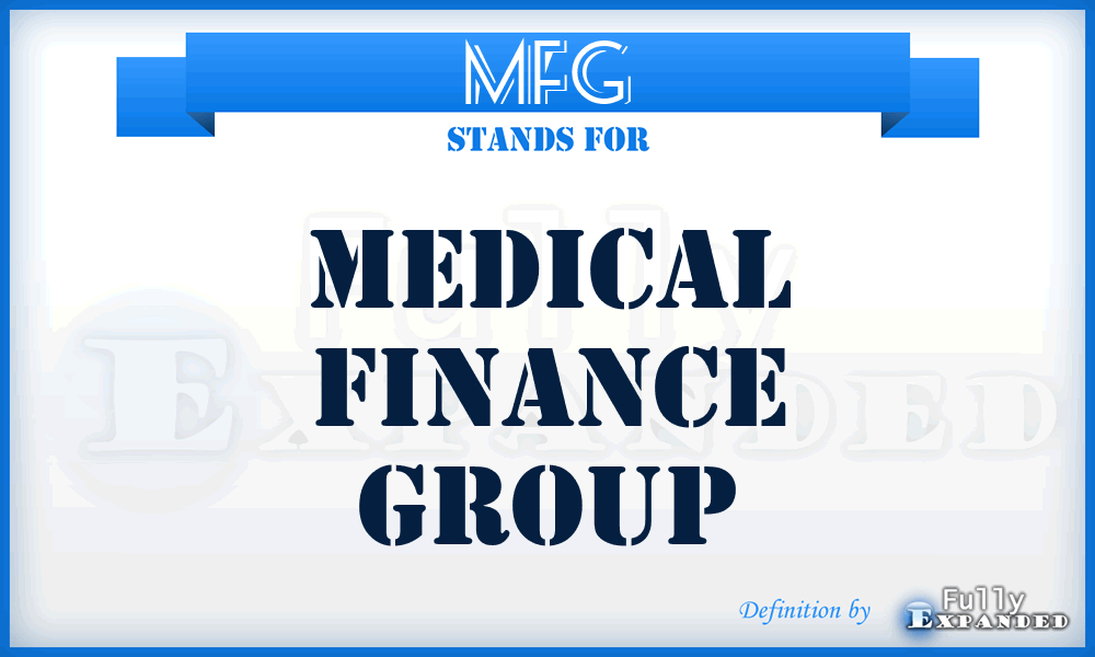 MFG - Medical Finance Group