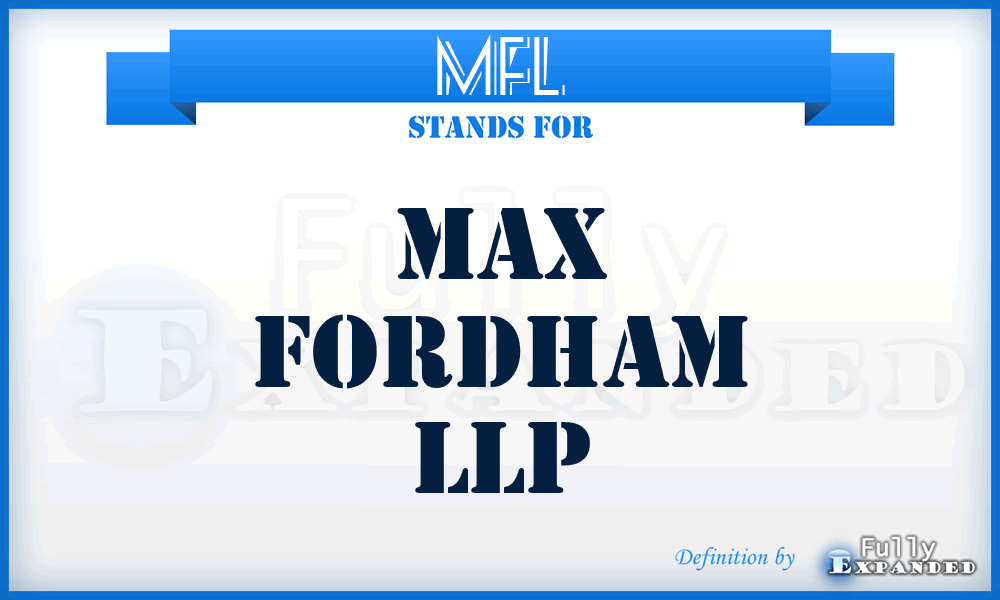 MFL - Max Fordham LLP