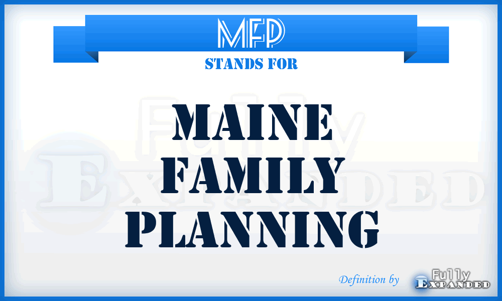 MFP - Maine Family Planning