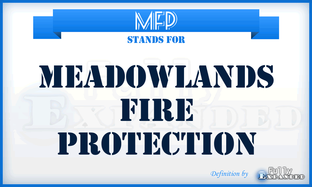 MFP - Meadowlands Fire Protection