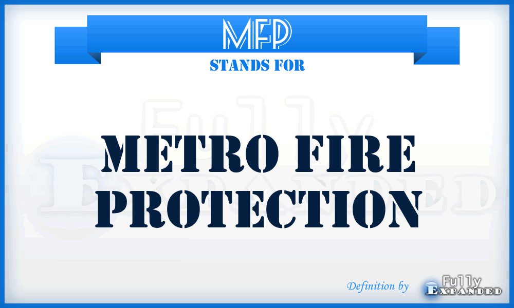MFP - Metro Fire Protection