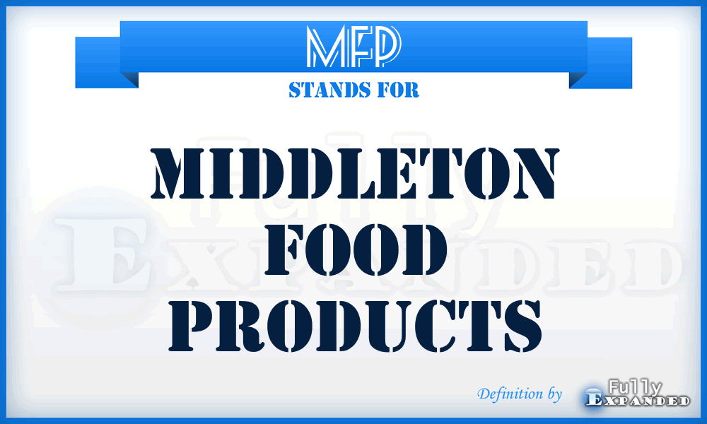 MFP - Middleton Food Products