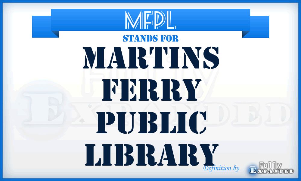 MFPL - Martins Ferry Public Library