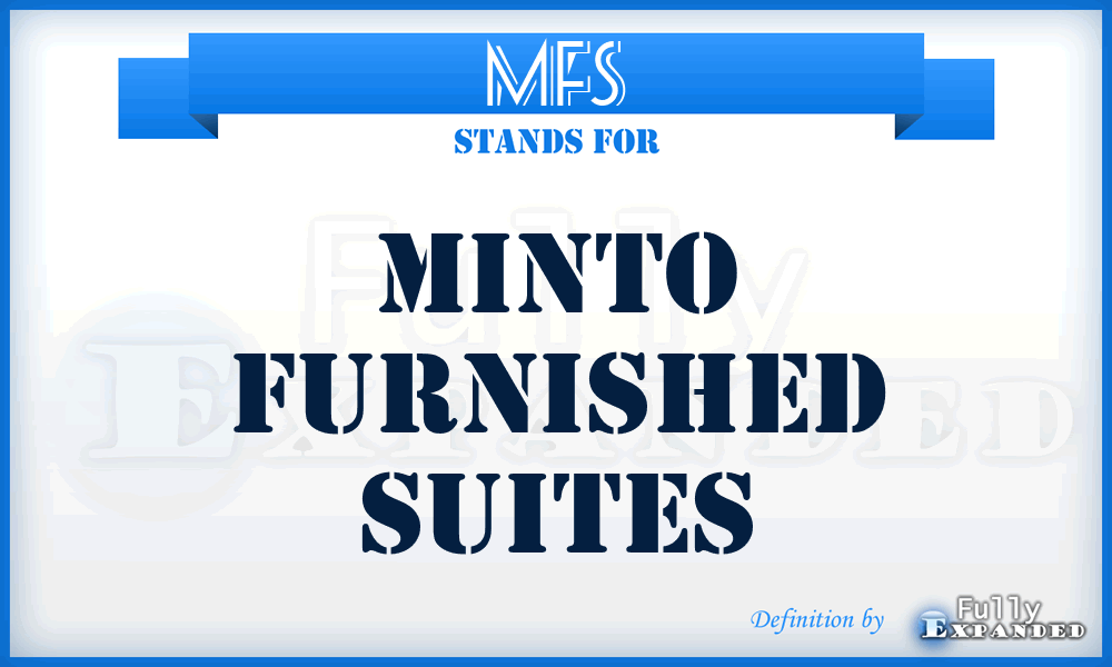 MFS - Minto Furnished Suites