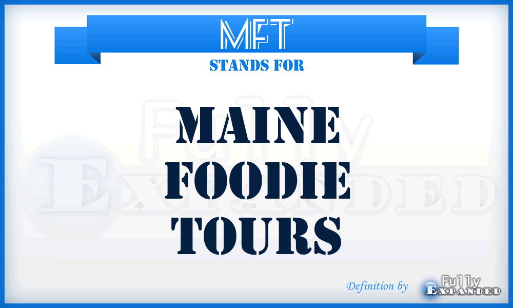 MFT - Maine Foodie Tours