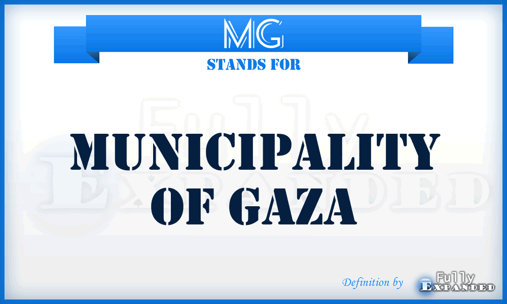 MG - Municipality of Gaza