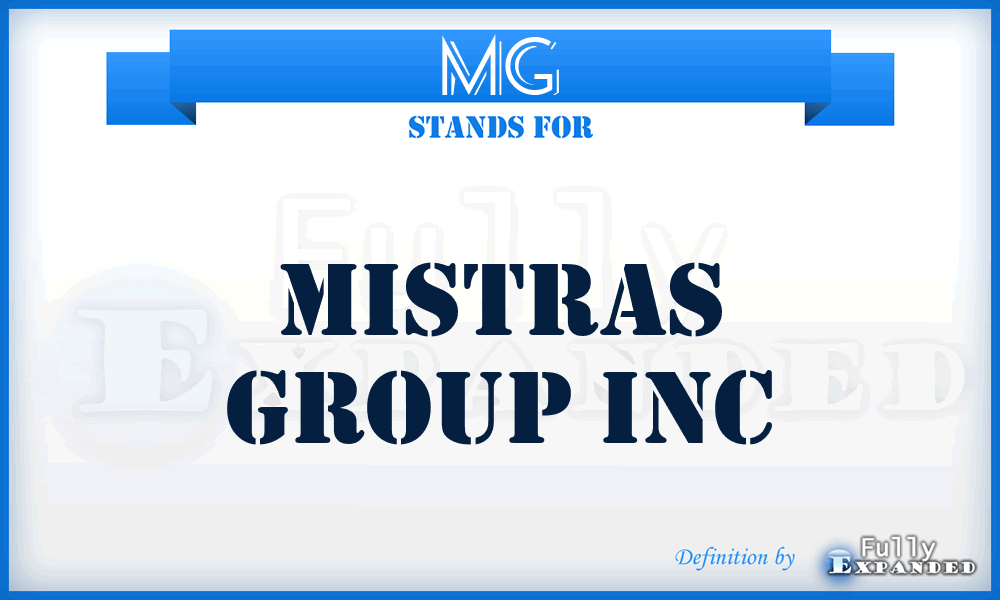 MG - Mistras Group Inc