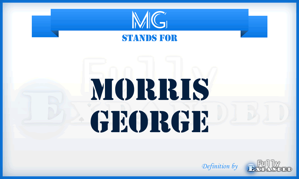 MG - Morris George