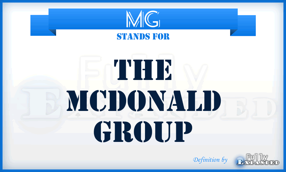 MG - The Mcdonald Group
