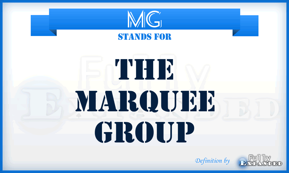 MG - The Marquee Group