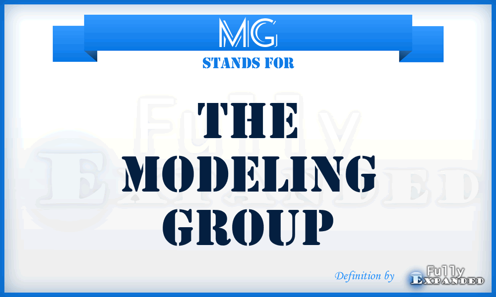 MG - The Modeling Group