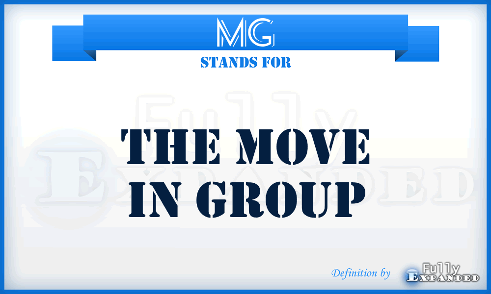 MG - The Move in Group