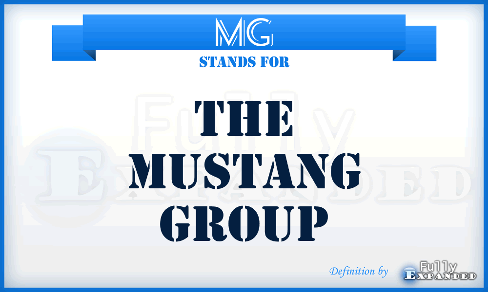 MG - The Mustang Group
