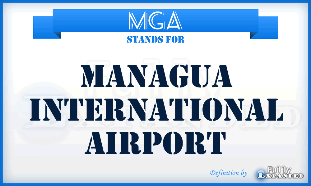 MGA - Managua International airport