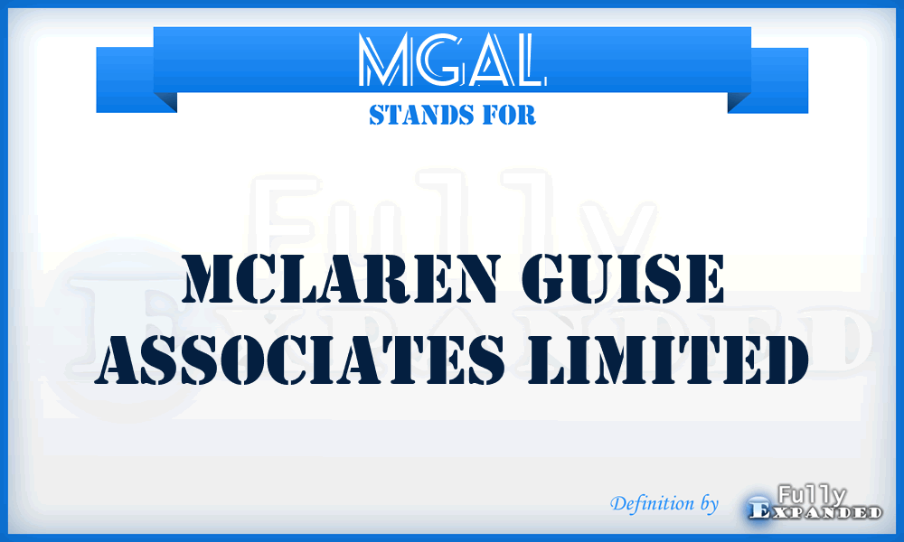 MGAL - Mclaren Guise Associates Limited
