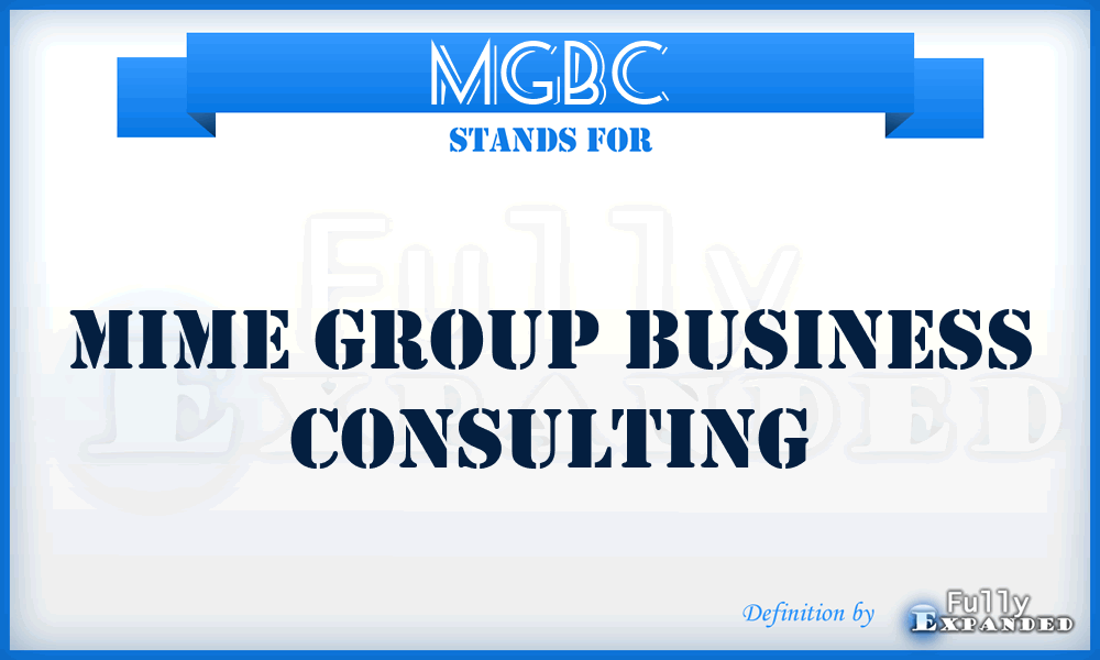 MGBC - Mime Group Business Consulting